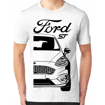 Ford Fiesta Mk8 ST Pánské Tričko Khaki L