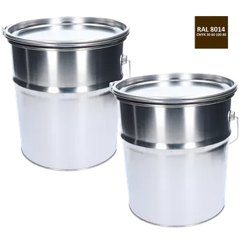 barva a nátěr na dřevo Kansai Helios Barva antikorozní polomatná na zinek 20 kg sépiově-hnědá