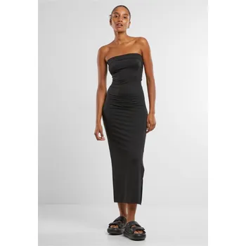 Dámské šaty Ladies Bandeau Midi Dress - black XL