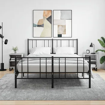 Noční stolek Nábytek XL Noční stolky 2 ks betonově šedé 40x30x50 cm kompozitní dřevo 826805