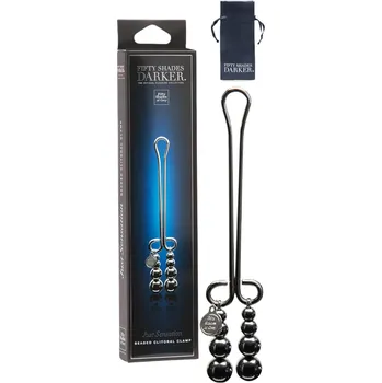 Vibrátor Just sensation kovový ozdobný šperk na klitoris