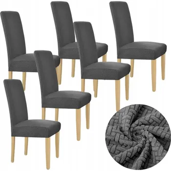 Potah na židli Ubieramy-meble potah na židli šedý