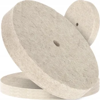 Příslušenství k brusce 2 KS LEŠTÍCÍHO PLST PLSTENÍ KOTOUČE PLNÝ LEŠTÍCÍ KOTOUČ 150x20