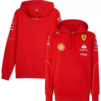 Pánská mikina Ferrari Originální týmová mikina Scuderia Ferrari červená XL