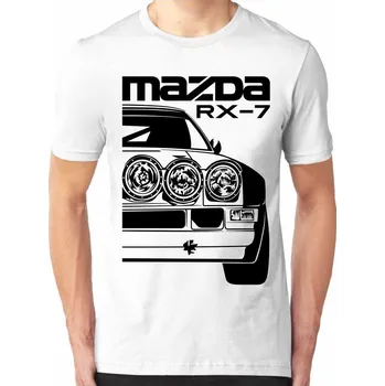 Pánské tričko Mazda RX-7 FB Group B Pánské Tričko Khaki XL