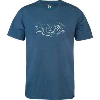 Pánské tričko Pánské tričko Hannah JIMMY 3XL Tmavě modrá, Bílá