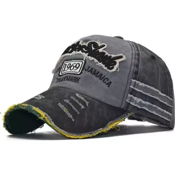 Kšiltovka Bavlněná Kšiltovka RockShanle JAMAICA Černá