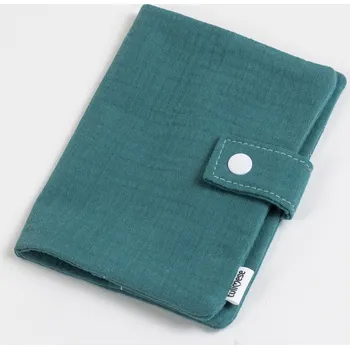 Obal na doklad Tulimese Obal mušelínový tmavě zelený