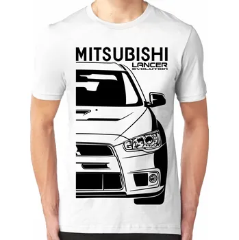 Mitsubishi Lancer Evo X Pánské Tričko Khaki L