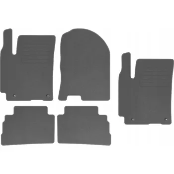 autokoberec Kobercové rohožky Edecor velurové 5 ks