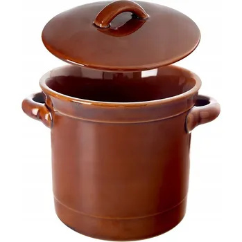 Keramická nádoba do kuchyně hrnec na sádlo paštiku okurky potraviny 1L