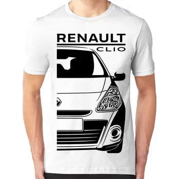 Pánské tričko Renault Clio 3 Facelift Pánské Tričko Khaki 2XL