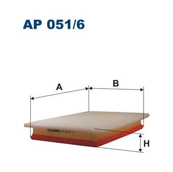 Filtr do auta Vzduchový filtr, , 13271040, 55557128, 5834040, 5834279, 93181980, 93183389, 93192882, FILTRON, AP 051/6