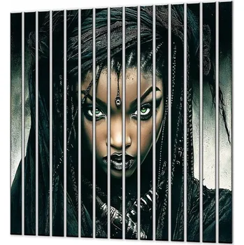 Obklad Dekorativní lamely s potiskem měsíc noc hory c