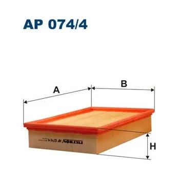 Filtr do auta Vzduchový filtr, , 1232496, 1486710, 3M519601AA, 8683561, FILTRON, AP 074/4