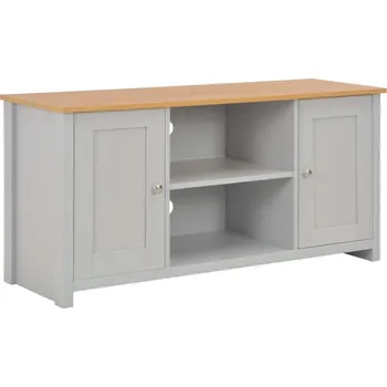 Televizní stolek TV stolek šedý 120 x 39 x 58 cm