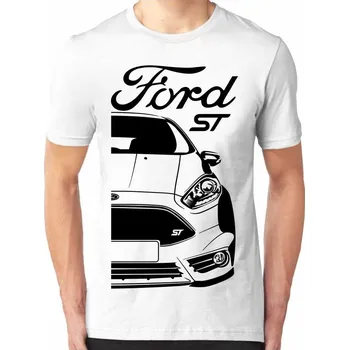 Ford Fiesta Mk7 ST Pánské Tričko Khaki 2XL