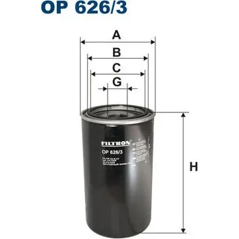 Olejový filtr Olejový filtr, , 0267715, 1316123, 1346986, 267715, FILTRON, OP 626/3