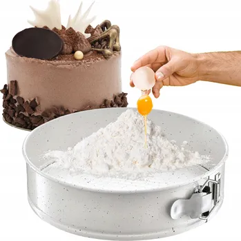 Obraz FORMA NA DORT AMBITION 24 CM S OBRUČÍ, VYSOKÝ, VYJÍMATELNÉ DNO SE NELEPÍ