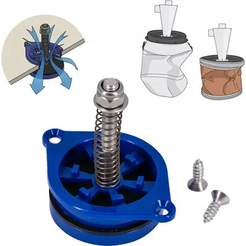 Ventil Podtlakový bezpečnostní ventil proti zničení (zmačkání) sudu/vědra