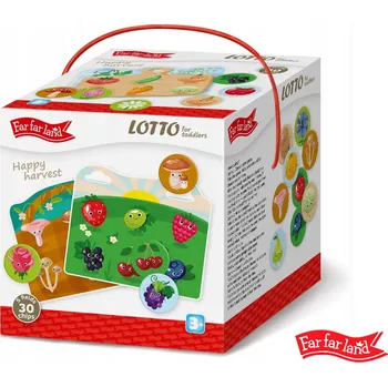 Hračka pro nejmenší Farfarland Loto pro ty nejmenší - "Šťastnou sklizeň"