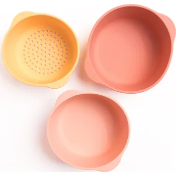 INSPIRE MY PLAY - sada misek na třídění - korálovo/žlutá