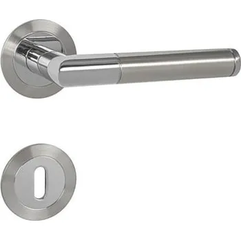 Dveřní kování Klika Naturel PRADO R3 SM nerez/nerez BB WK