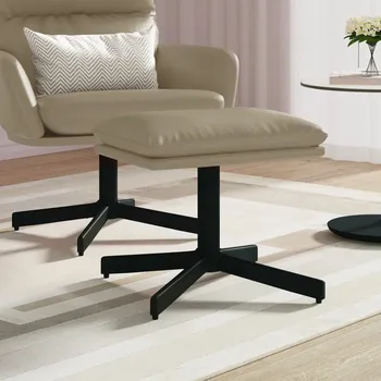 Taburet Podnožka červená 60x60x36 cm umělá kůže