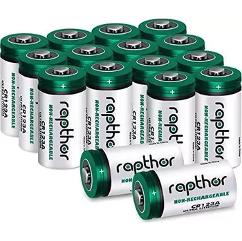 Článková baterie Baterie Rapthor CR123A 3V lithiová baterie 1650mAh (Rapthor CR123A 3V lithiová baterie 1650mAh)