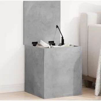 Úložný box Úložný box bílý 30 x 35 x 35 cm kompozitní dřevo