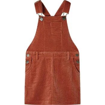 Dívčí šaty Dětské manšestrové šaty s laclem růžové 128