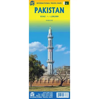 ITMB Publishing mapa Pakistan 1:1,2 mil. ITM