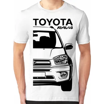 Toyota RAV4 2 Facelift Pánské Tričko Khaki 3XL