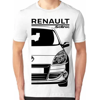 Renault Scenic 3 Pánské Tričko Khaki S