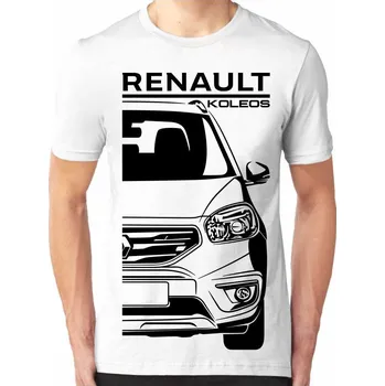 Renault Koleos 1 Facelift Pánské Tričko Khaki 3XL