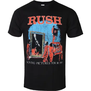 Pánské oblečení Tričko metal pánské Rush - Moving Pictures Tour - ROCK OFF - RUSHTEE08MB - XL