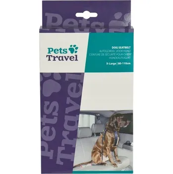 Postroj pro psa CarPoint Bezpečnostní pás / postroj do auta / vesta pro psa - velikost XL