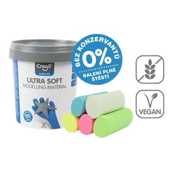 Modelovací hmota Modelovací hmota Creall Ultra soft, 5 × 60g, mix pastelových barev