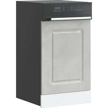 Kuchyňská skříňka Panel na myčku "Kalmar" betonově šedá 45x1,5x67 cm kompozit