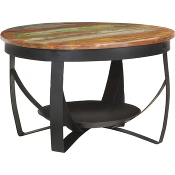 Konferenční stolek Konferenční stolek Ø68 x 43 cm masivní akáciové dřevo