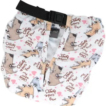 Obleček pro psa I love pets Hárací kalhotky Clip - bílá L