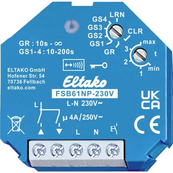FSB61NP-230V Eltako bezdrátový žaluziový/roletový aktor prvek pro aktivaci stínění pod omítku