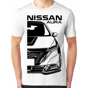 Pánské tričko Nissan Note 3 Aura Pánsky Tričko Khaki 3XL