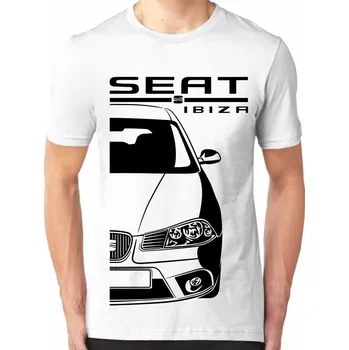 Seat Ibiza Mk3 Facelift 6L2 Pánské Tričko Khaki L