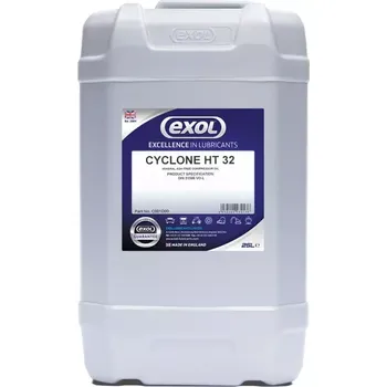 Příslušenství ke kompresoru Exol Cyclone HT 32, olej pro šroubové kompresory, kompresorový olej, ISO VG 32, 25l (Exol Lubricants Limited)