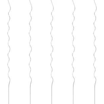 Pěstitelství 20 ks spirálové tyče k rostlinám 170 cm pozinkovaná ocel