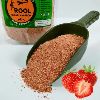 Návnadová surovina ROOL Červená krmítková směs JAHODA 1,5 KG