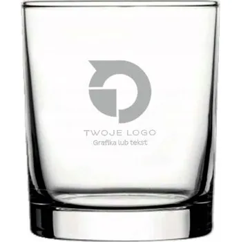 Sklenice Sklenice na whisky s gravírováním logem a údaji společnosti. Dárek firemní dárek.