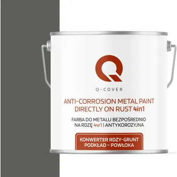 barva na kov BARVA HLINÍKOVÁ KOVOVÁ POZINK 4v1 ŠEDOZELENÁ RAL 7009 MATNÁ 5L