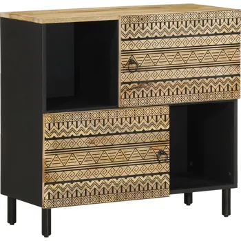 Příborník do zásuvky Příborník 80 x 33,5 x 75 cm masivní hrubé mangovníkové dřevo